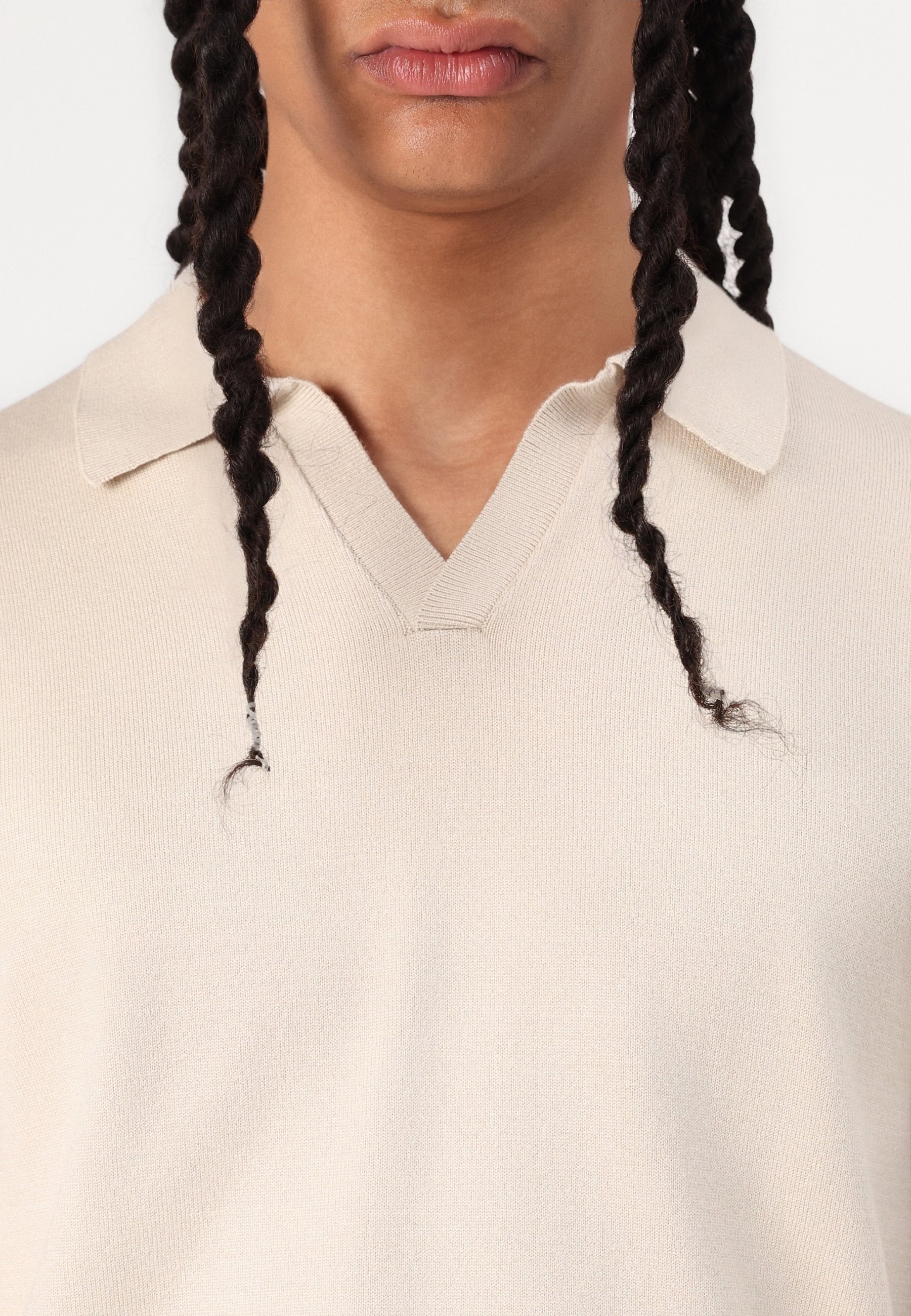 Camisa polo Selected Homme - bege