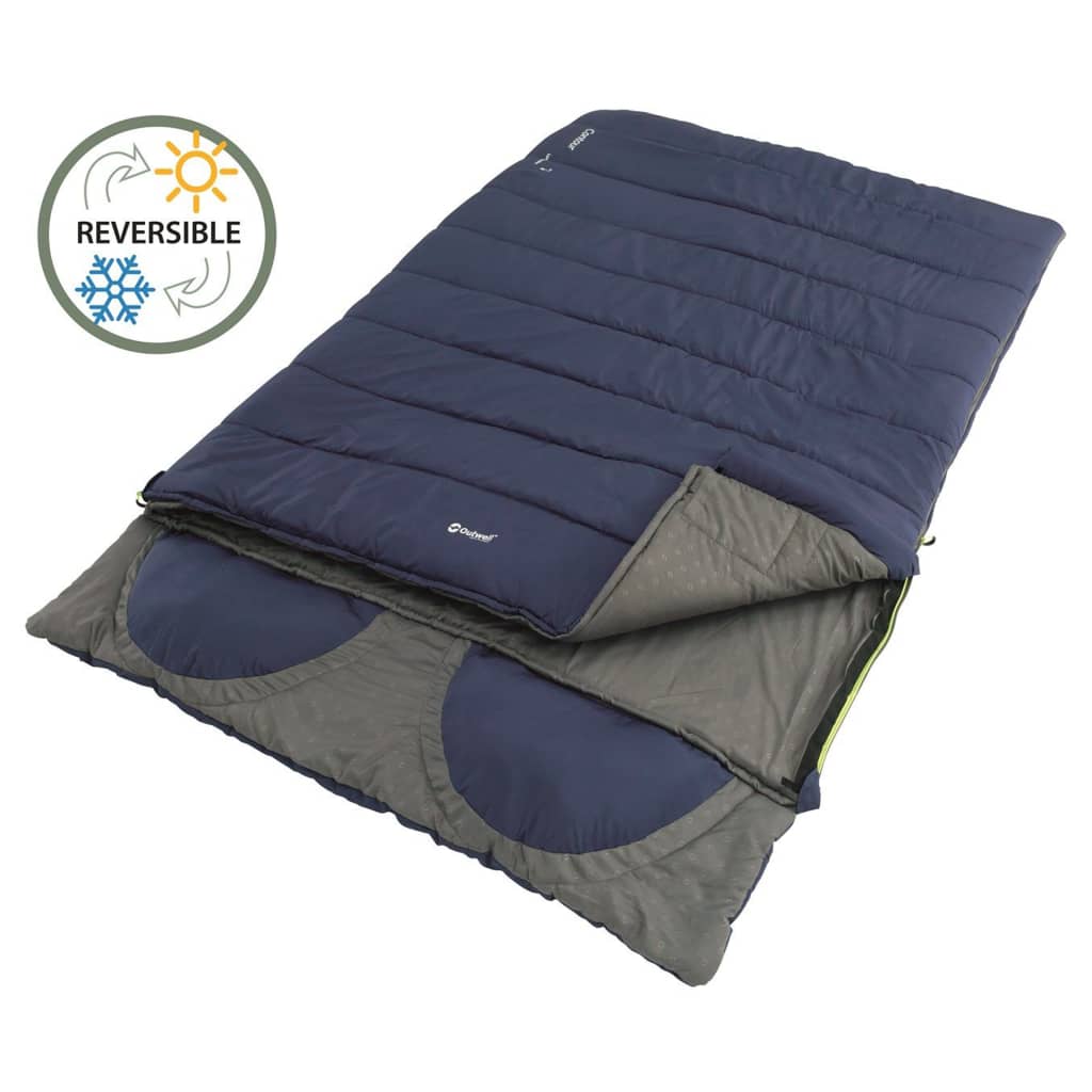 Outwell Saco De Dormir Para 2 Personas Contour Lux Azul Imperial
