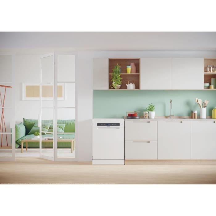 CANDY CF 4C4F0W Rapido Freestanding Dishwasher - 14 Place Settings - Induction - 60cm Wide - 44dB - Connected - White