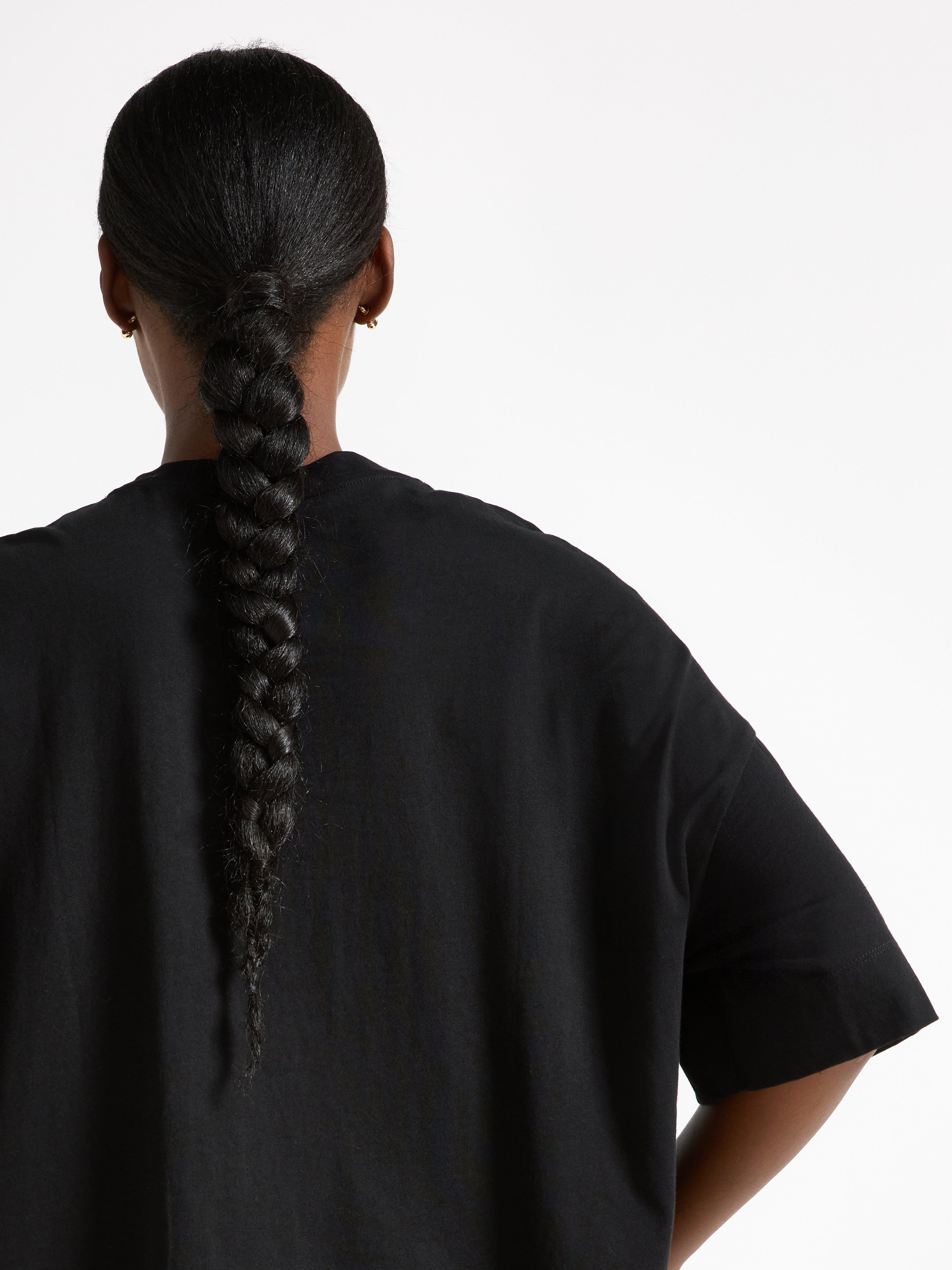 Camiseta MOM i bomull Negra