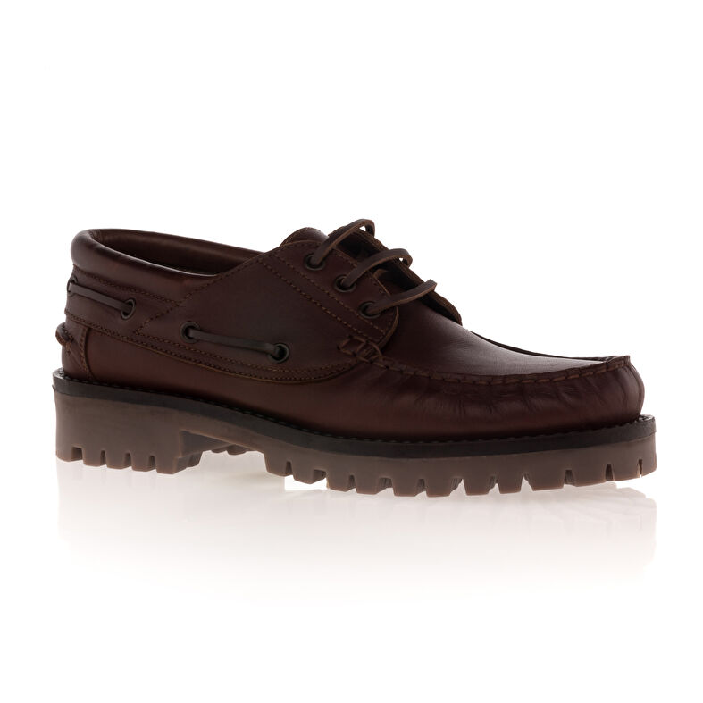 Miesten ruskeat loaferit/veneilykengät