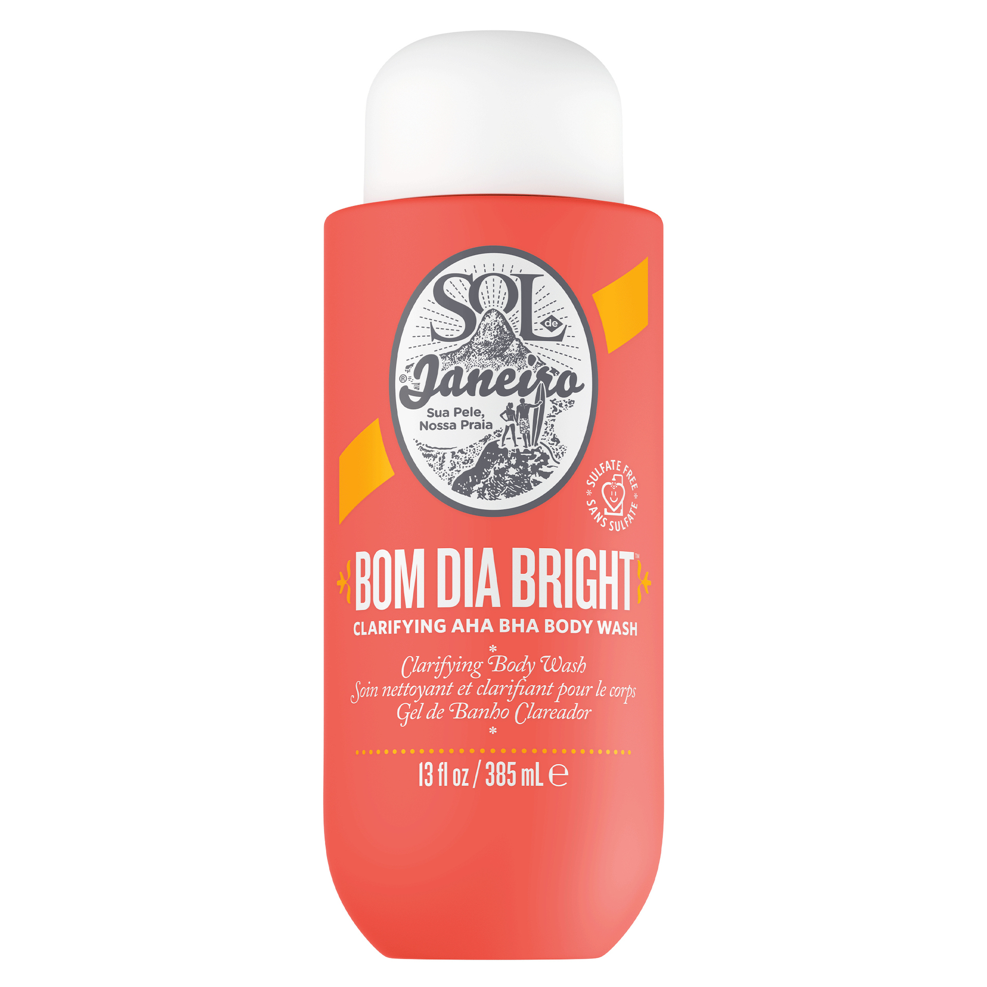 Bom Dia Bright Clarifying AHA BHA vodica za tijelo 385 ml - Sol de Janeiro
