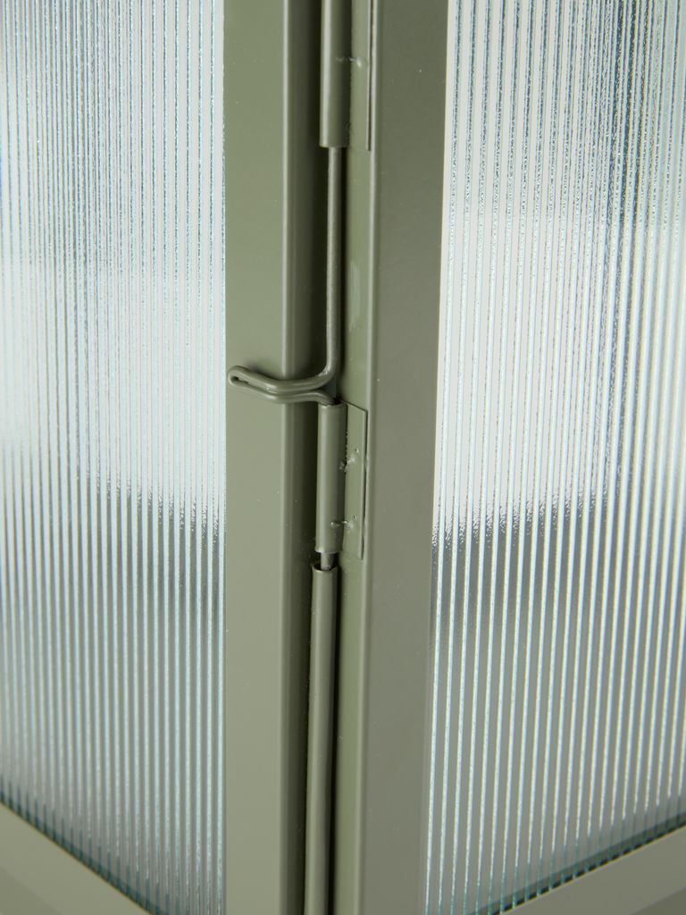 Sveča BRUMBASSE BRUMBASSE Š15xD16xV28 cm olivno zelena