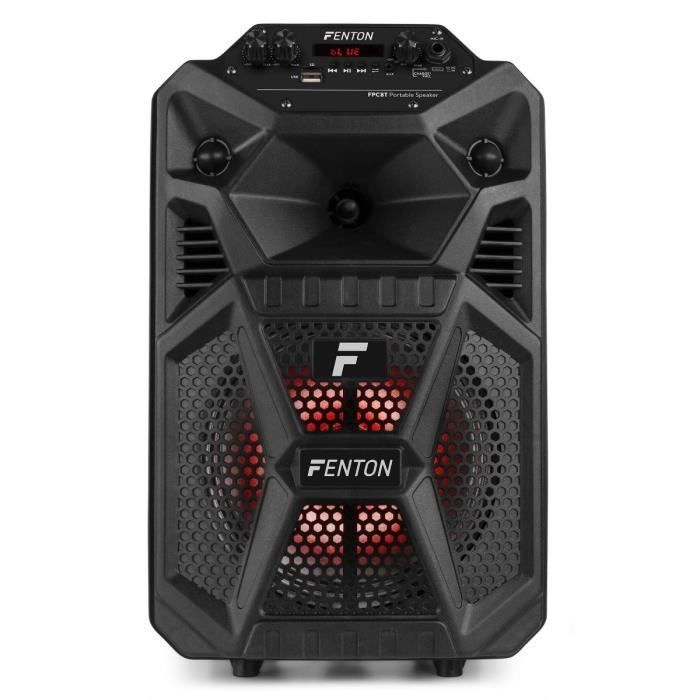 Enceinte Portable - FENTON - FPC8T - 50W - Bluetooth - 8 pouces