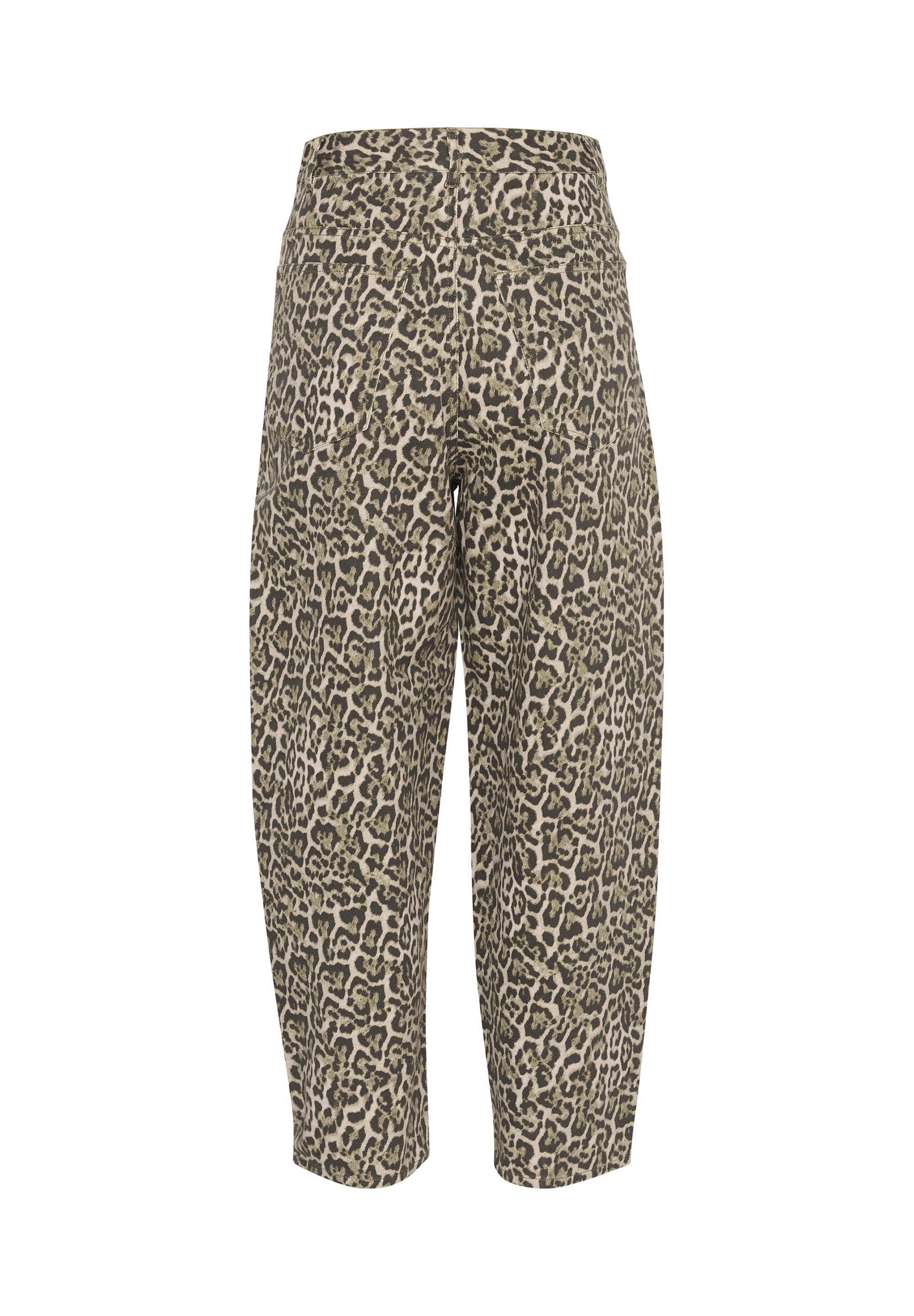 Jeansy InWear Relaxed Fit - klasyczny wzór panterki