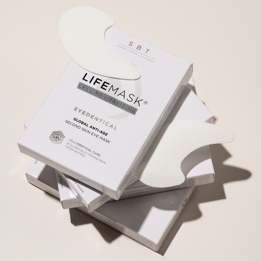 SBT paakių kaukė Celldentical LifeMask Cell Revitalizing Eyedentical Second Skin paakių kaukė - 3,3 ml