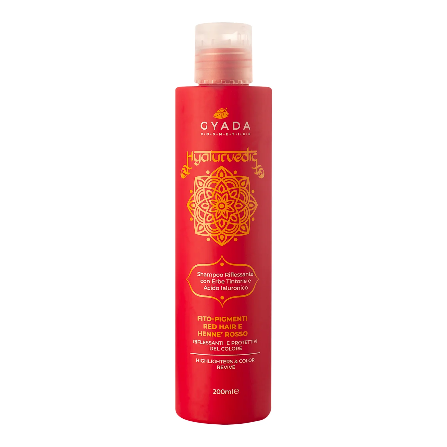Hyalurvedic Shampoo Riflessante Red Hair - Shampoo Protezione Colore