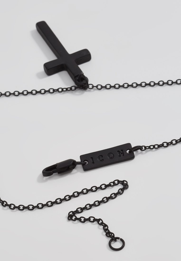 Icon Brand CROSS TOWN KETTING - Ketting - zwart