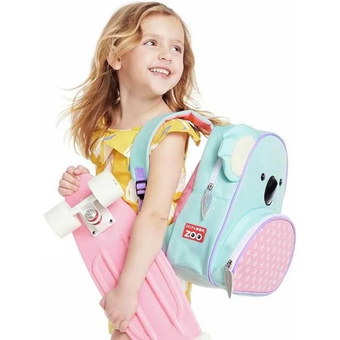 Sac à dos enfant - SKIP HOP - Zoo - Motif Abeille - Bretelles rembourrées - Poche filet ajustable
