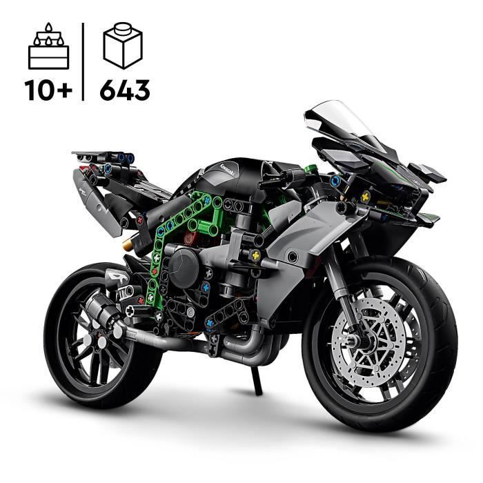 LEGO Technic 42170 Kawasaki Ninja H2R Moto, Idea regalo per bambini, Giocattolo creativo