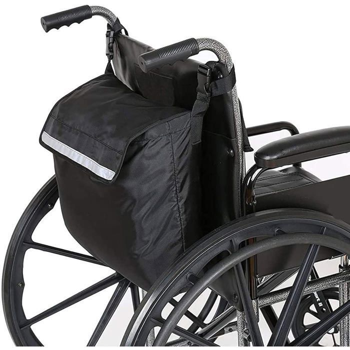 Sac à dos pour fauteuil roulant - Sac multifonctionnel pour fauteuil roulant - Sac pour fauteuil roulant - Sac imperméable pour