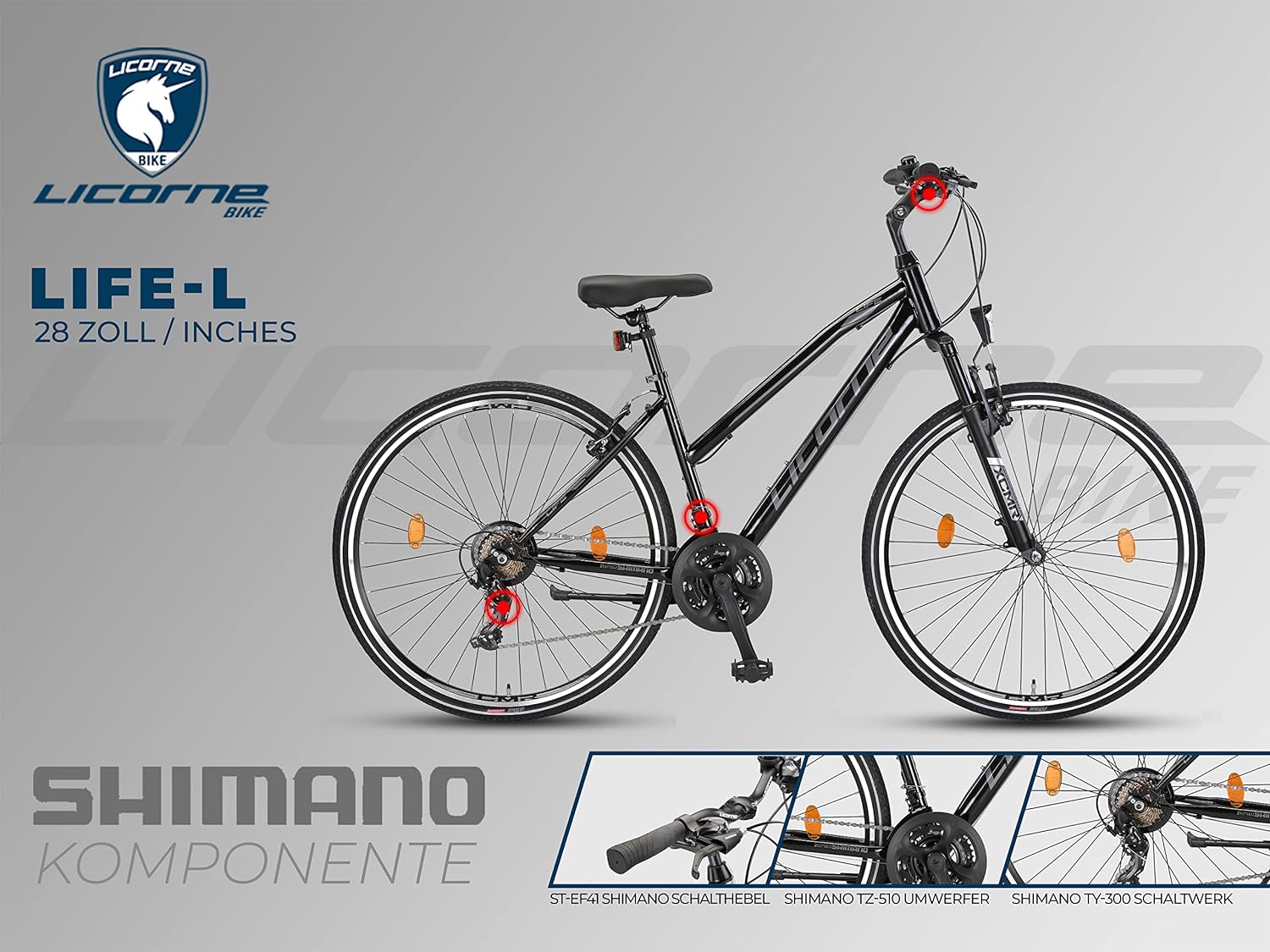 Licorne Bike Life-LV Premium Trekkingrad