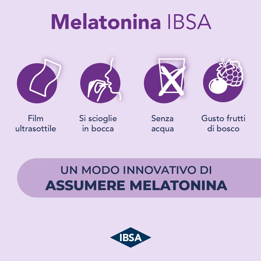 IBSA Melatonin Ibsa 30 Oral Films Stres a nespavost
