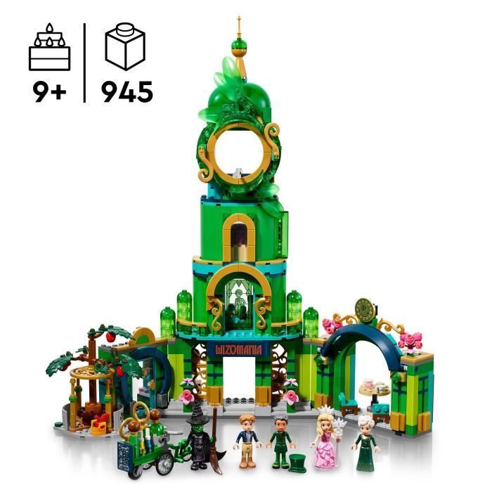 LEGO® Wicked 75684 Benvenuti nella Città di Smeraldo - Giocattolo da collezione con Glinda ed Elphaba