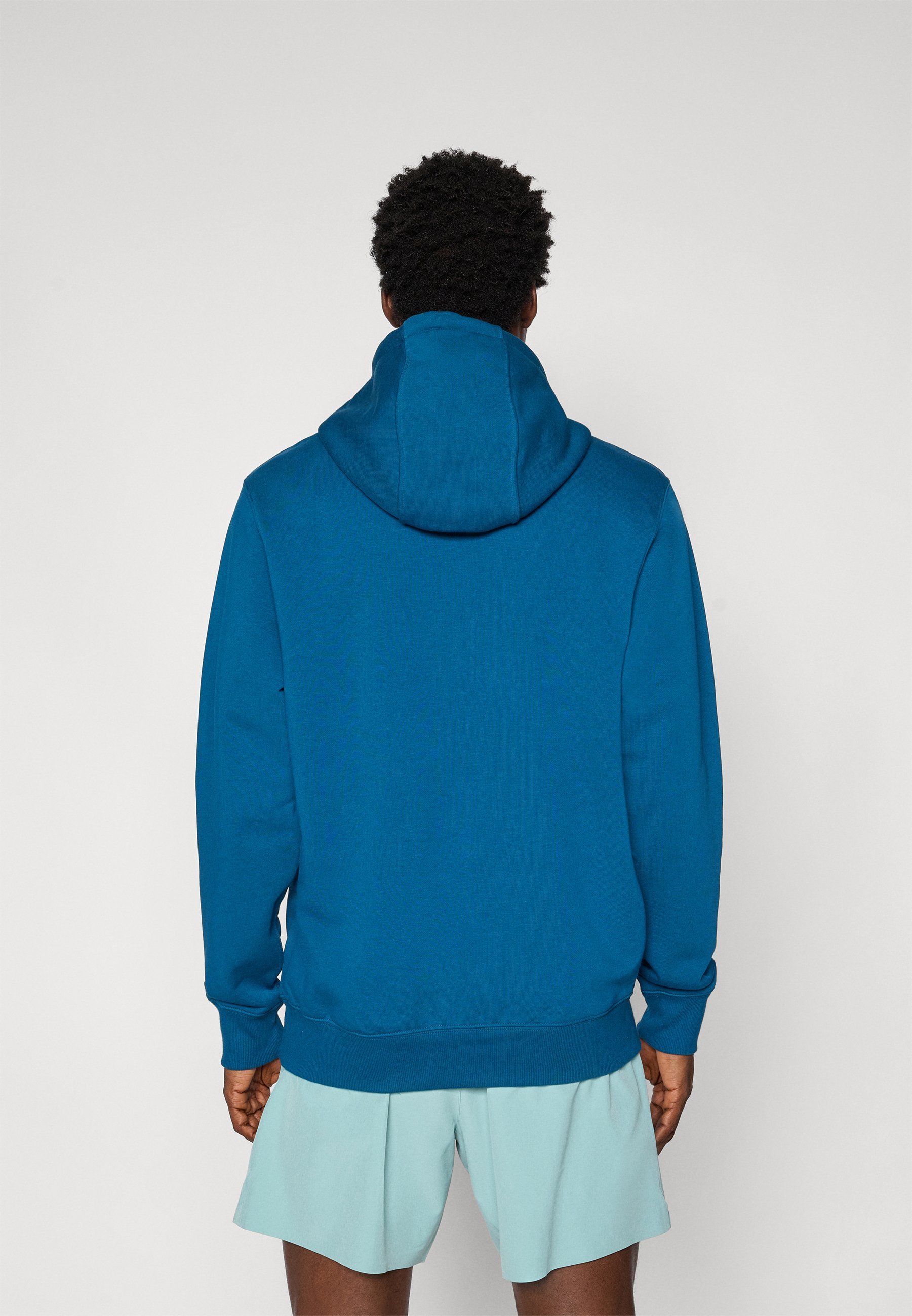 Nike Performance NIKECOURT HERITAGE HOODIE - Hoodie - blue force/obsidian