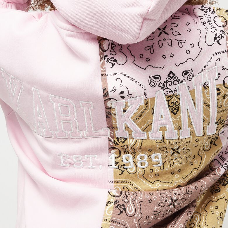 Small Signature Block Paisley oversized hoodie