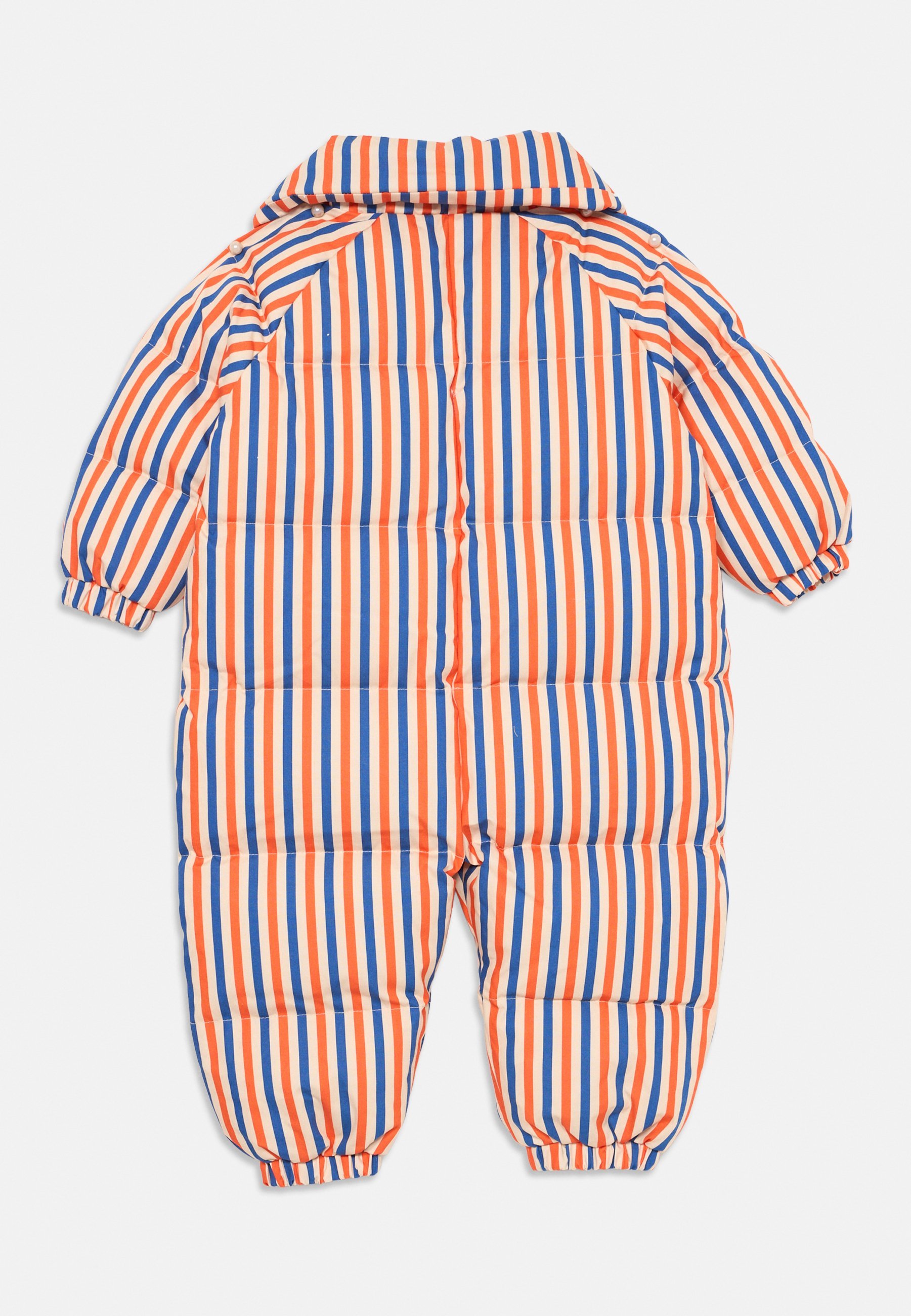 TINYCOTTONS PODLOŽEN KOMBINEZON UNISEX - Kombinezon - poletje rdeč/temno moder
