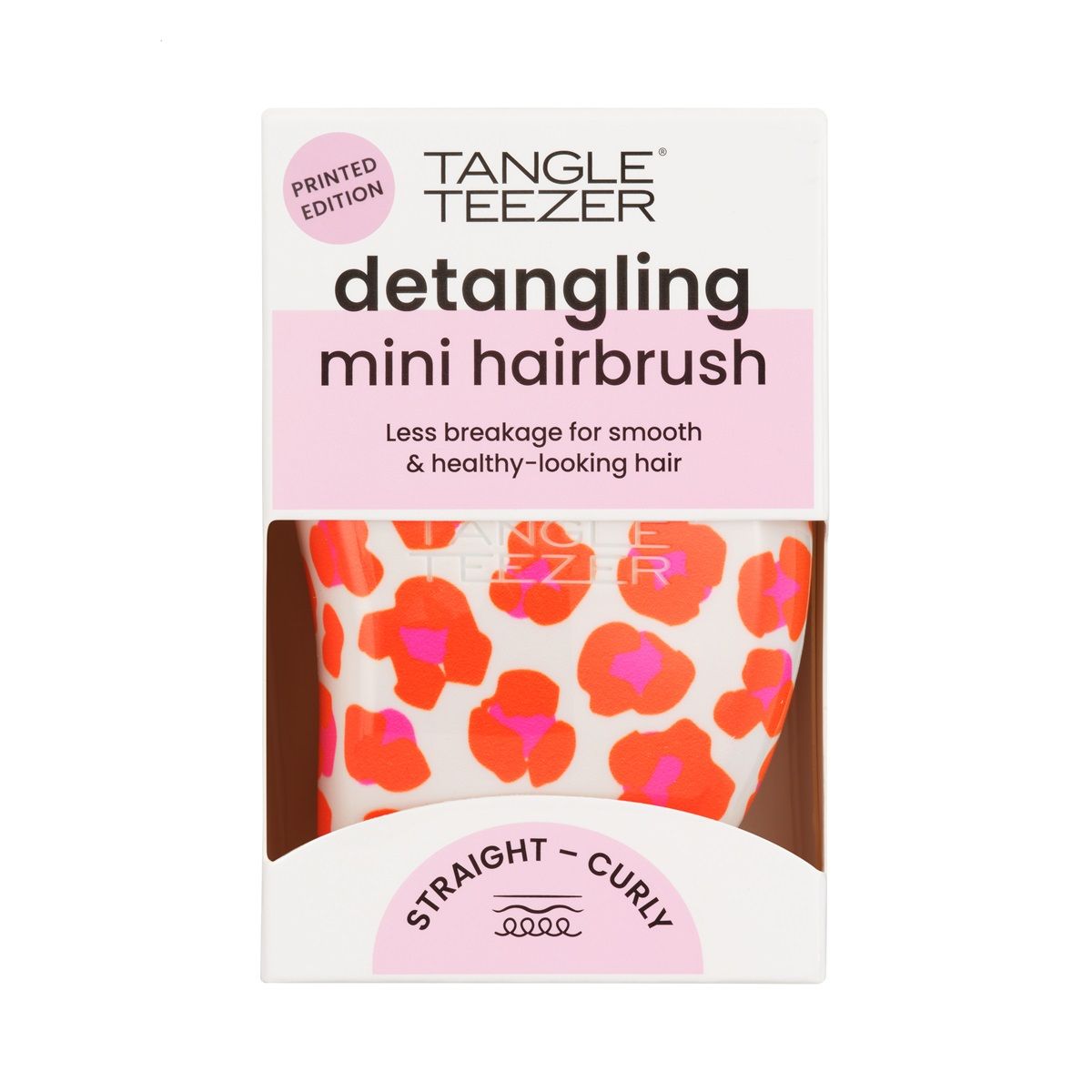 Mini otiņa ar apdruku oranžā safari stilā Frizūru veidošanas līdzekļi