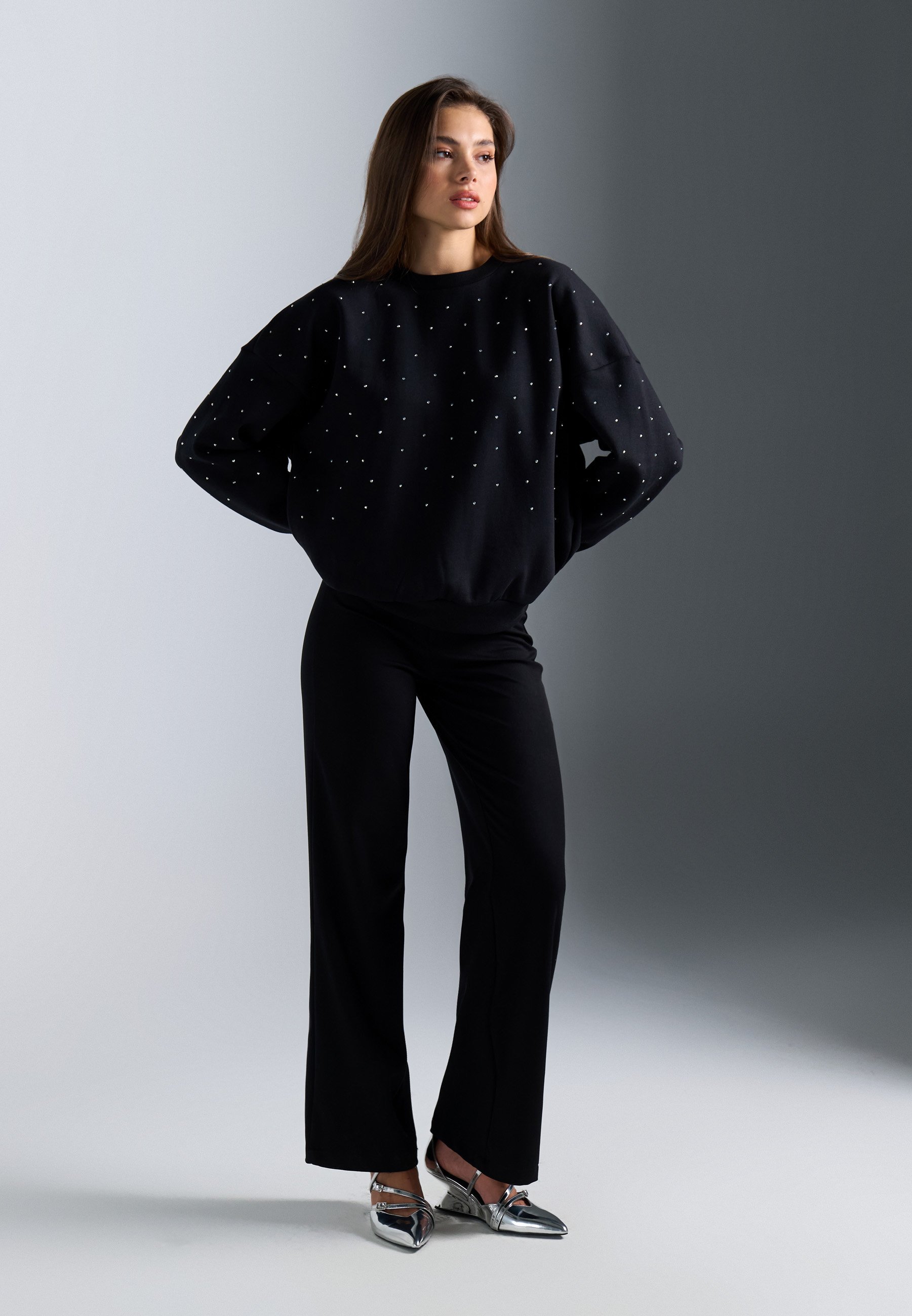 Even&Odd Sweatshirt - zwart