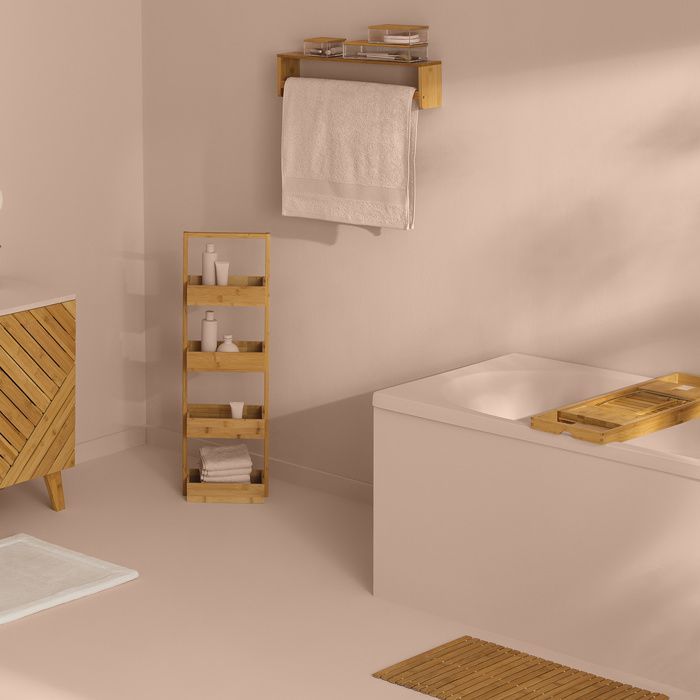 Bandeja de baño extensible de bambú - 5 cinco simplemente inteligente