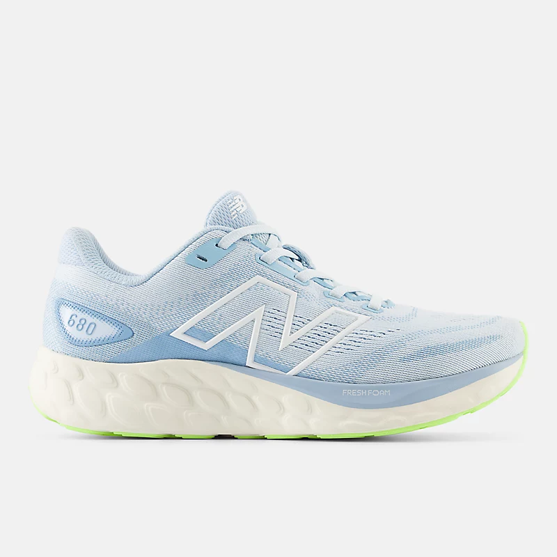 Fresh Foam 680 v8 für Frauen – Steinbruchblau mit Chromblau und Meersalz