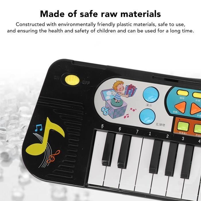VVIKIZY Tastiera Giocattolo Pianoforte - 37 Tasti - Strumento Elettronico - Multifunzionale - Educativo