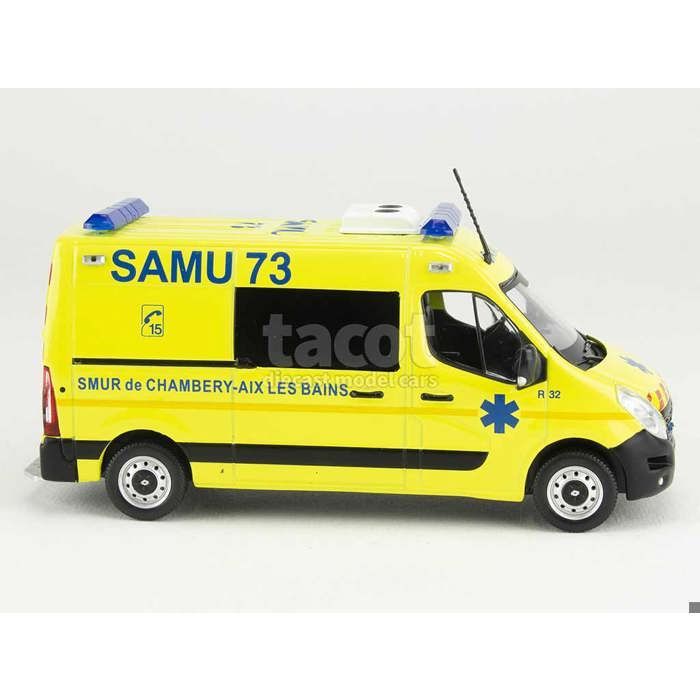 Modellino da collezione - NOREV - Renault Master III Ambulanza SAMU 73 2014 - Scala 1/43 - Metallo assemblato