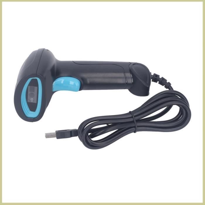 Scanner de codes-barres - COCOSITY - Lecteur QR vocal intelligent - Filaire - Haute précision - Multi-scénarios