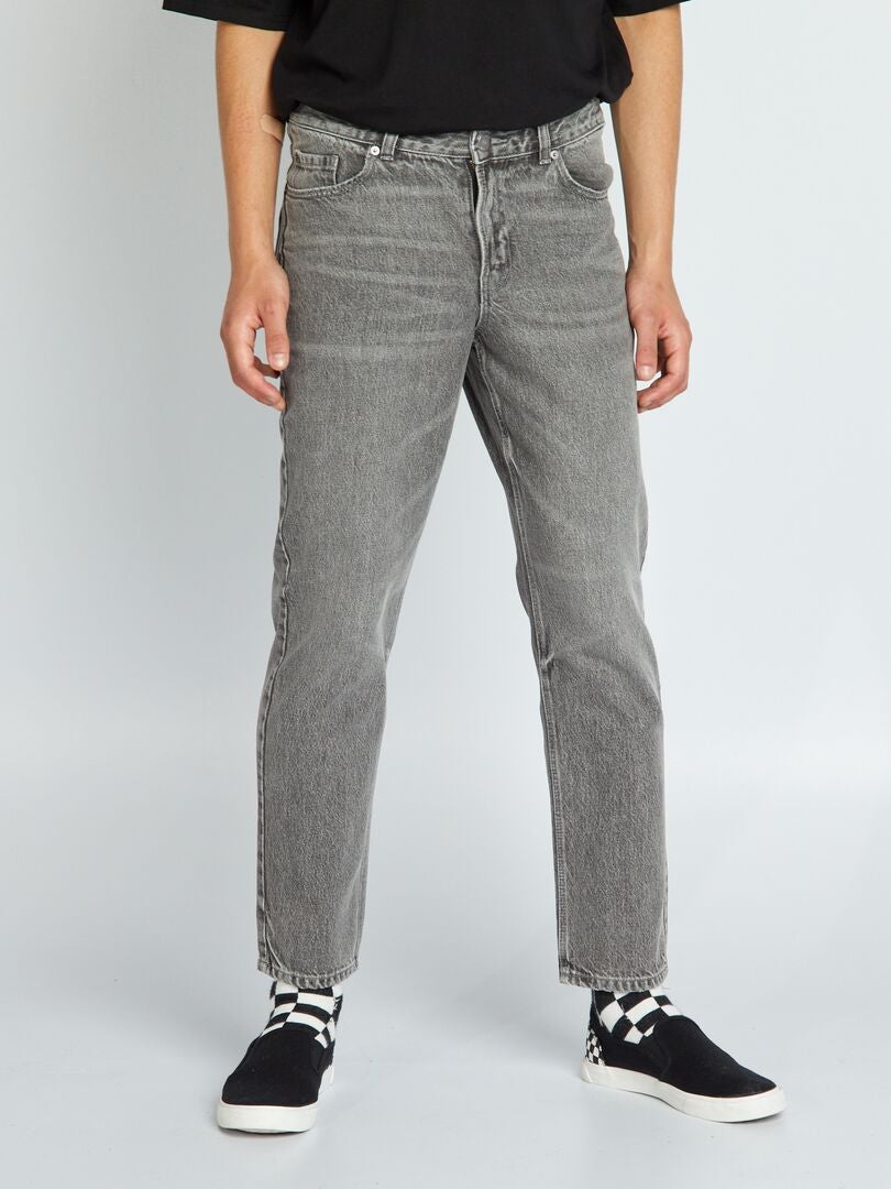 Stretch denim jeans - GRIJS