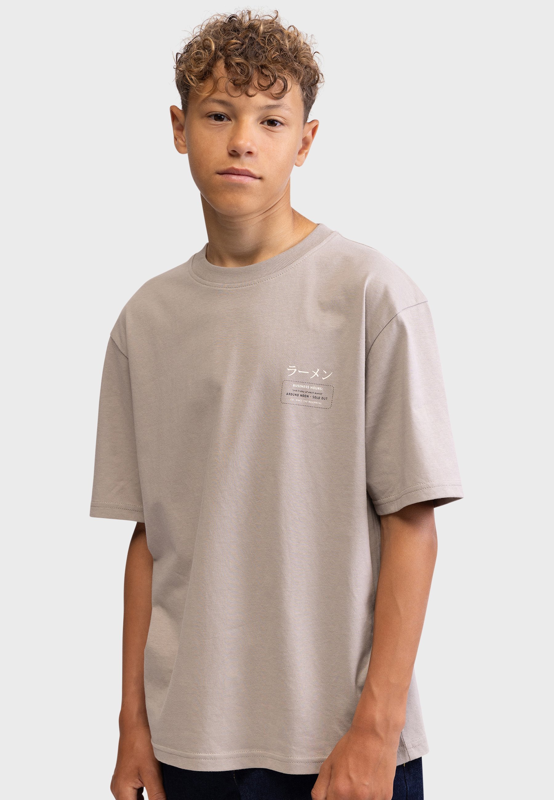 TETONY TEE BOXY FIT 4 PACK - T-shirts med print - mourning dove/rain forest/pristine blackRedefined Rebel