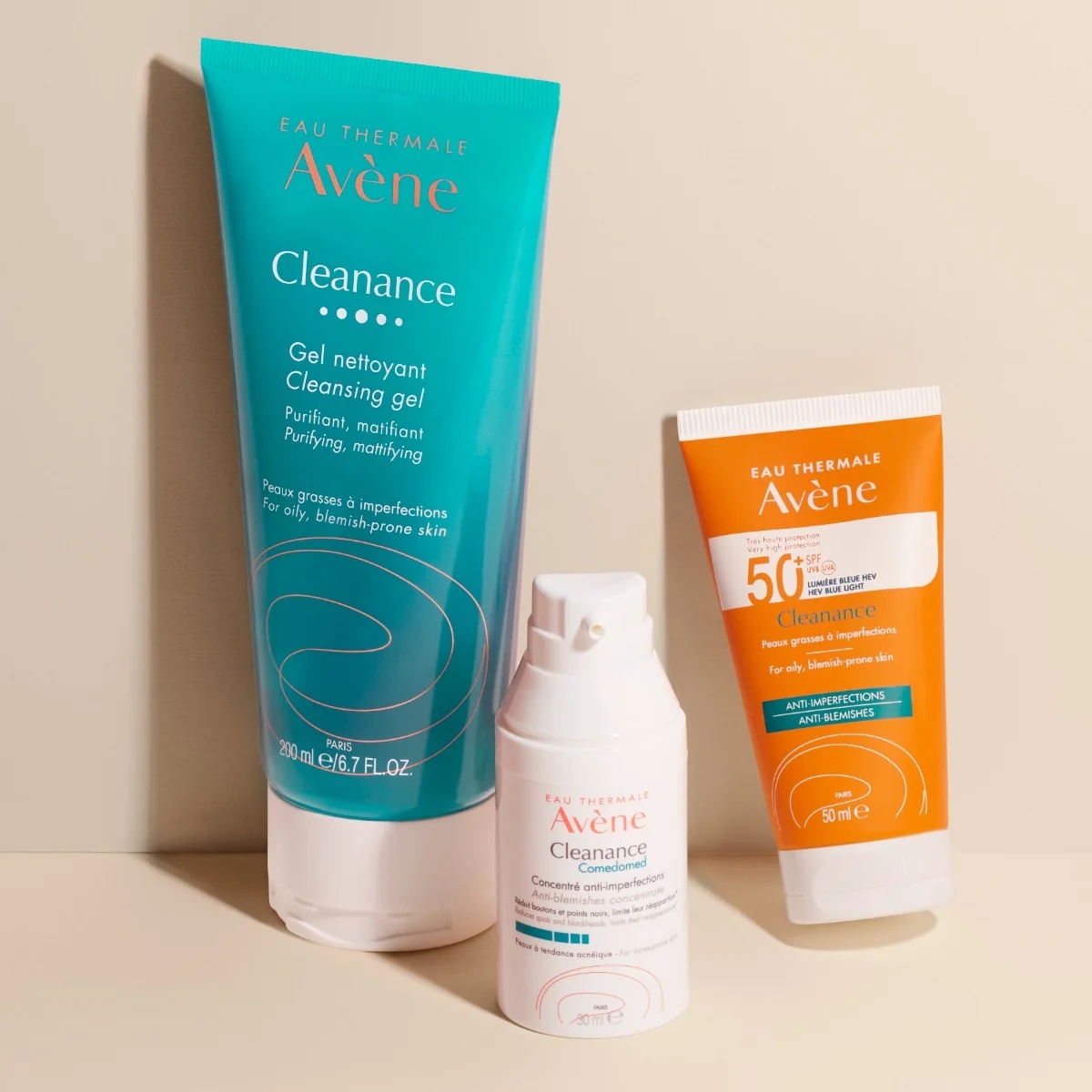 AVENE Avène Solaire Cleanance Solar SPF 50+ 50 ml Hoher Schutz