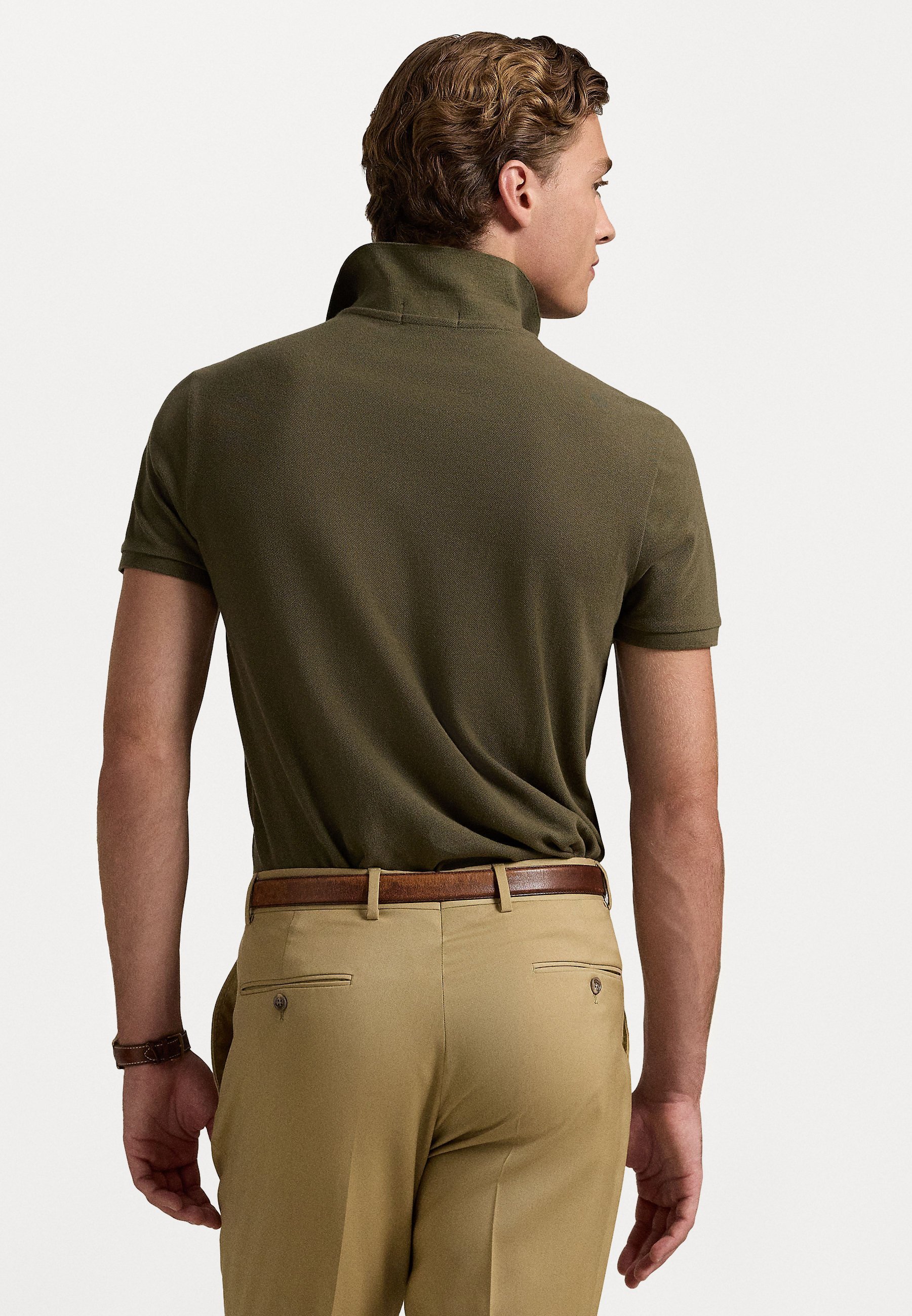 Polo Ralph Lauren LA POLO IN RETE ICONICA - Polo shirt - canotta verde oliva