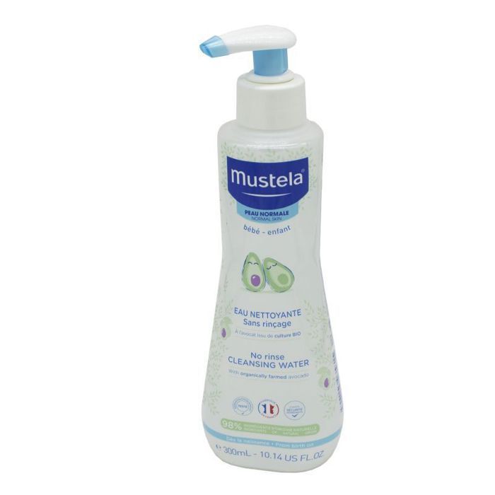 Água de Limpeza Sem Enxágue Mustela Baby - 300 ml - Abacate Orgânico - Vegana