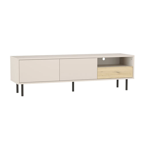 Szafka RTV 150 cm Kaszmir/Dąb artisan Lola
