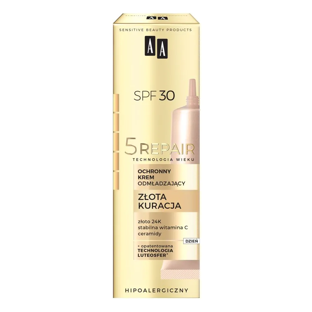 AA Technologia Wieku SPF30 Złota Kuracja - Ochronno-odmładzający krem 50ml