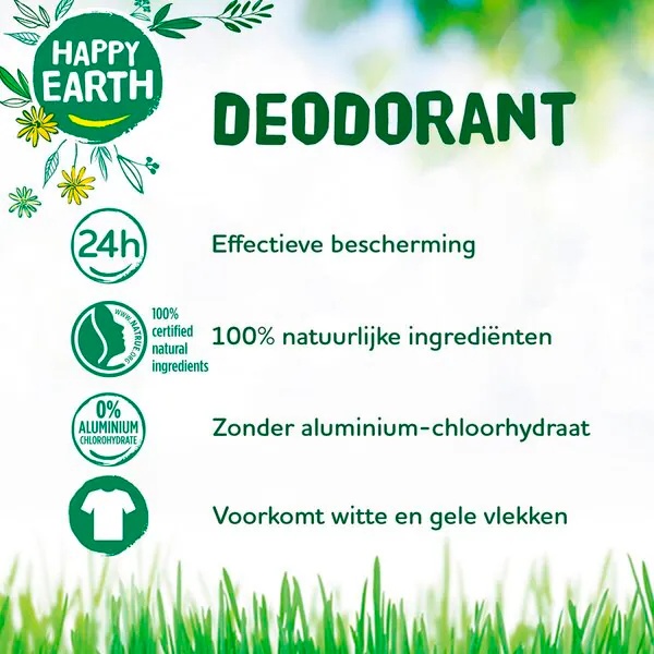 Happy Earth 100% prirodni dezodorans balzam s bergamotom<br>45g
