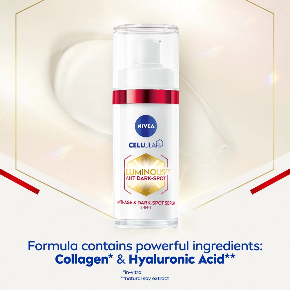 NIVEA Ragyogó Öregedésgátló és Sötét Foltok Elleni Szérum 30 ml