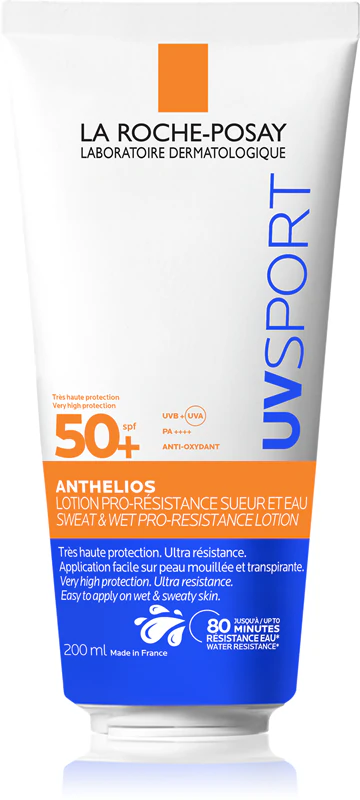 La Roche-Posay Anthelios UV Sport Sweat & Wet Pro-Resistance Lotion voděodolný ochranný krém pro sportovce SPF 50+