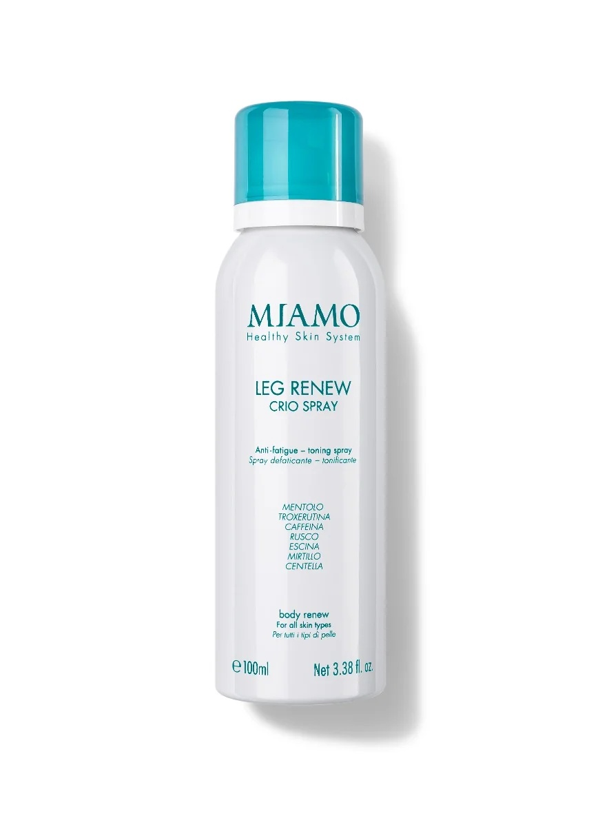MIAMO Miamo Leg Renew Crio spray 100 ml anti-vermoeidheids- en tonifiërende spray