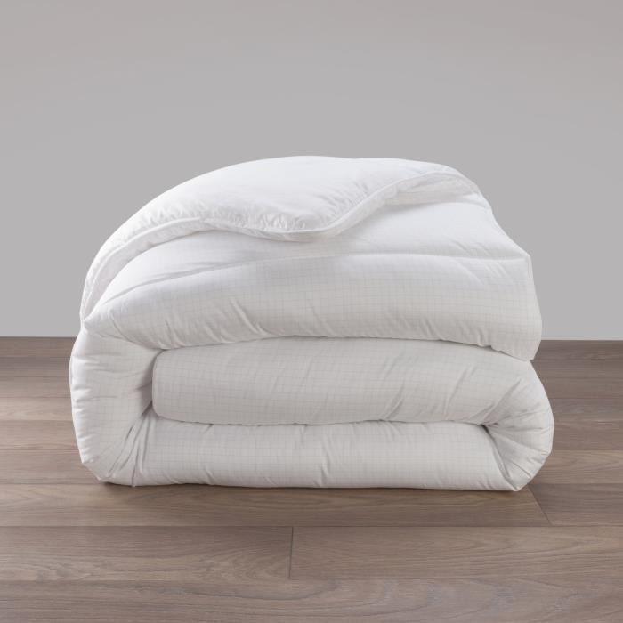 Edredón DODO de peso medio 300 g/m² 140 x 200 cm - Resistente a chinches y ácaros del polvo - Blanco - Fabricado en Francia