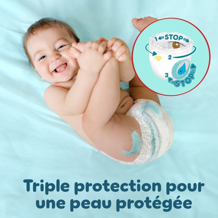Pampers Premium Protection Pants, Taille 3, 192 couches-culottes