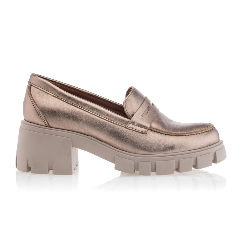 Mocasines/zapatos náuticos amarillos para mujer