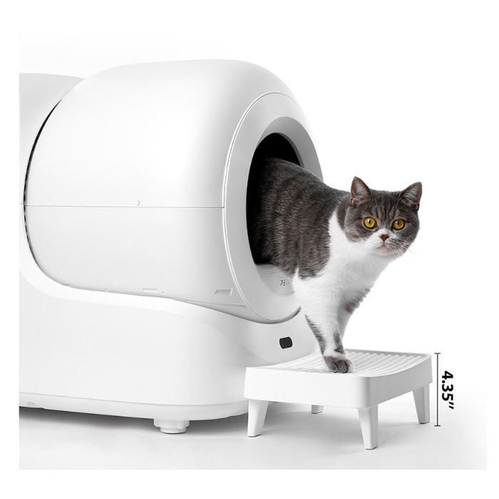 Sgabello - PETKIT - Per lettiere PURAMAX e PuroBOt - Bianco