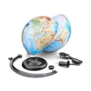 Jpc globe lumineux glob'n'kit, sphère bleue 300 mm