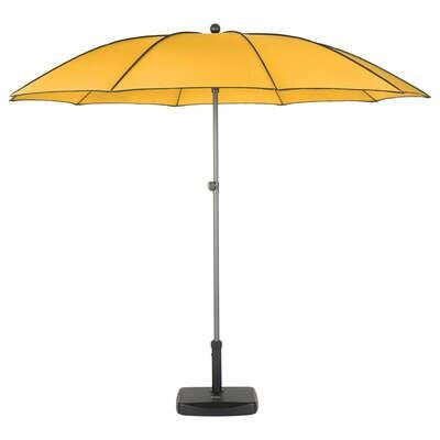 PARASOL OGRODOWY 2,5m Bogota ROZKŁADANY żółty