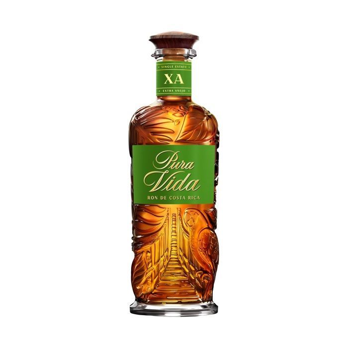 PURA VIDA - X.A - Rhum Brun - 40 % Alcool - Origine : Costa Rica - Bouteille 70 cl