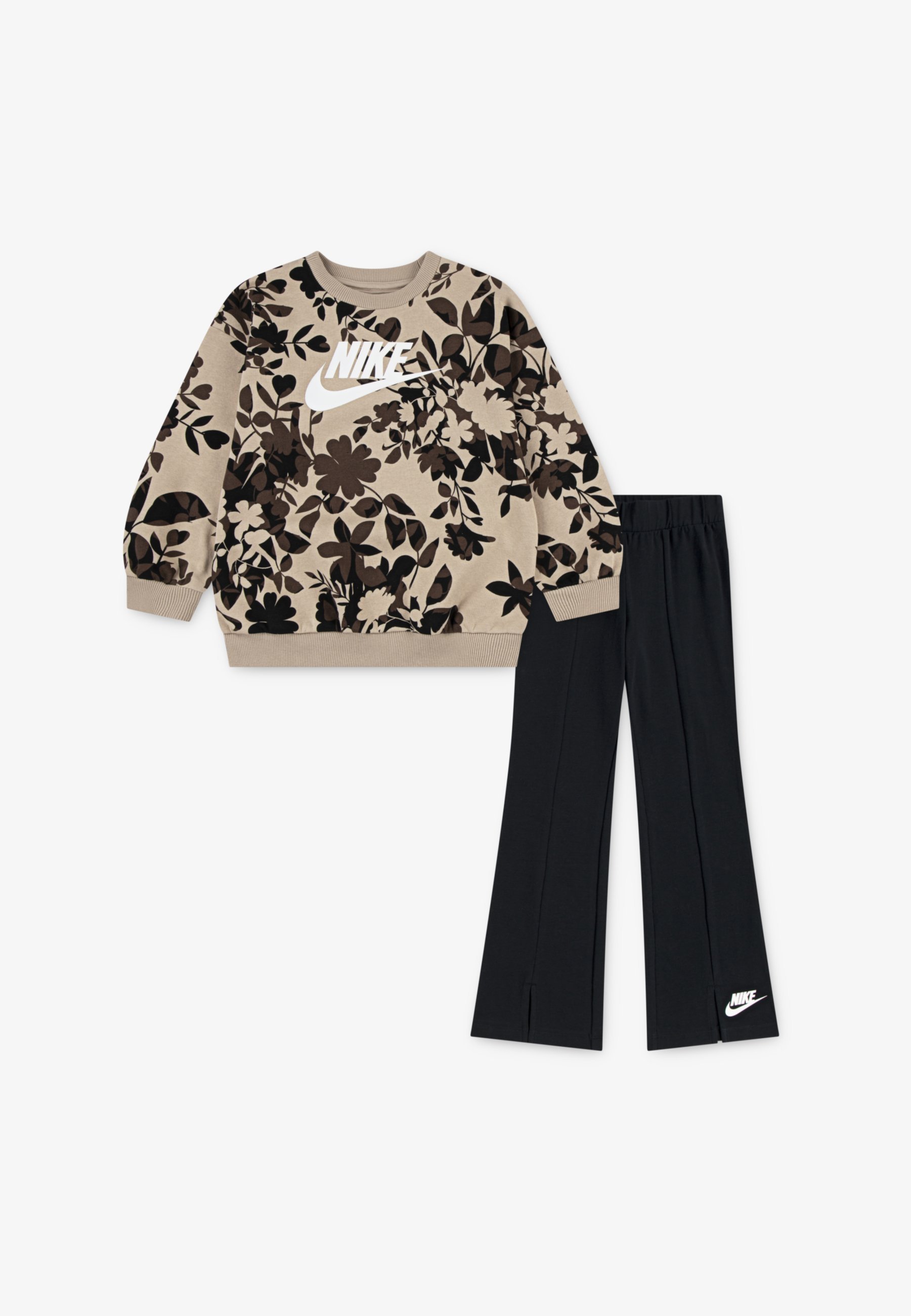 Nike Sportswear FLORAL CREW - Trainingspak - beige
