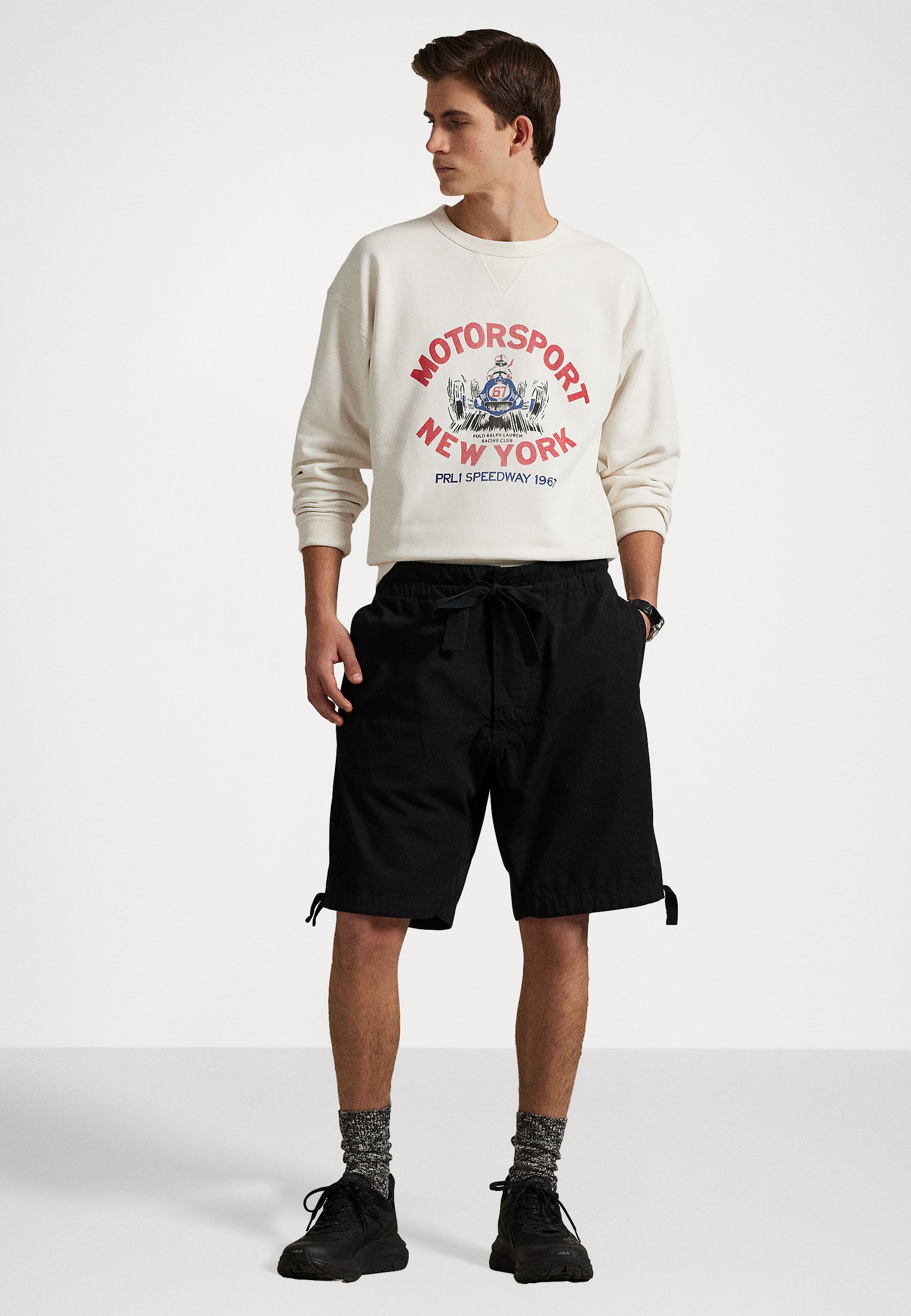 Polo Ralph Lauren Vintage Fit Fleece Graphic Sweatshirt - Collegepaita - navy