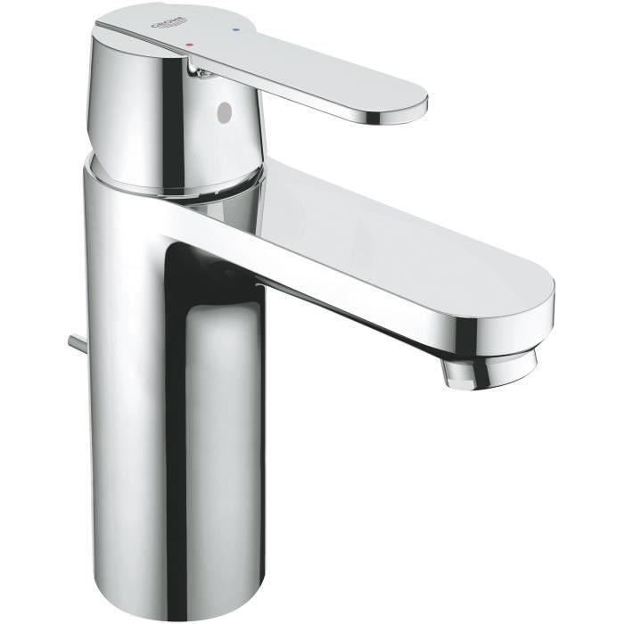 GROHE Get bathroom sink tap, pop-up waste, plug included, water-saving aerator, size M, 23454000