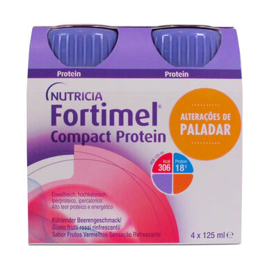 Fortimel Fortimel Compact Protein Red Fruits 4 x 125 ml 4 x 125 ml